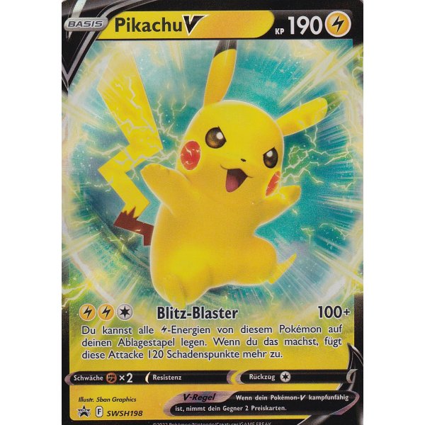 Pikachu V SWSH198