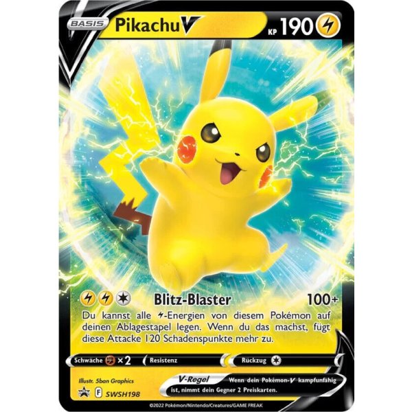 Pikachu V SWSH198