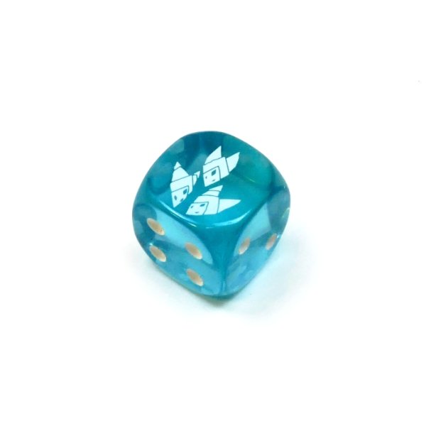 Hidden Arsenal: Chapter 1 - Eisbarriere - W&uuml;rfel 20 mm Eisblau transparent