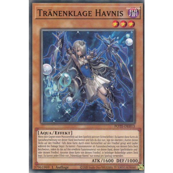 Tr&auml;nenklage Havnis POTE-DE013