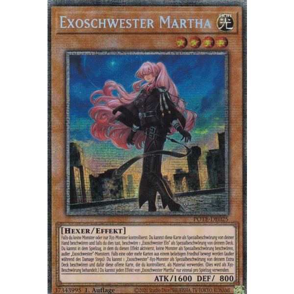 Exoschwester Martha (Starlight Rare) POTE-DE025-Starlight-Rare