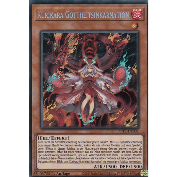 Kurikara Gottheitsinkarnation POTE-DE031