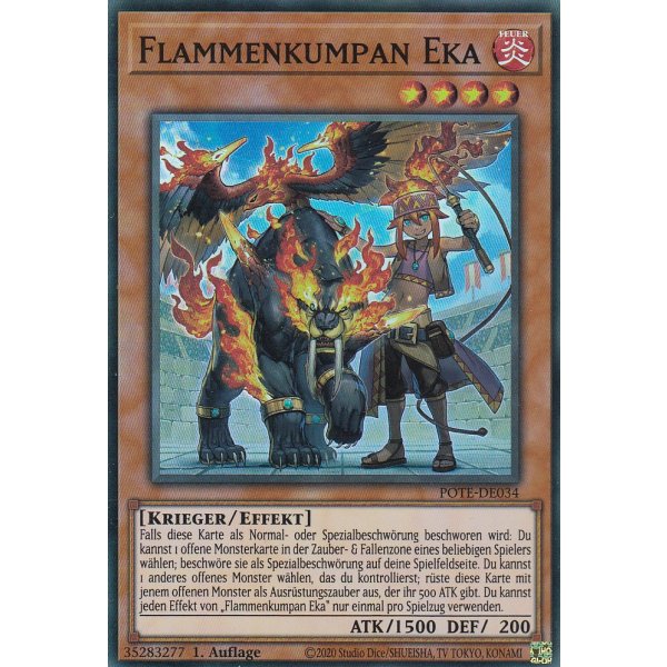 Flammenkumpan Eka POTE-DE034