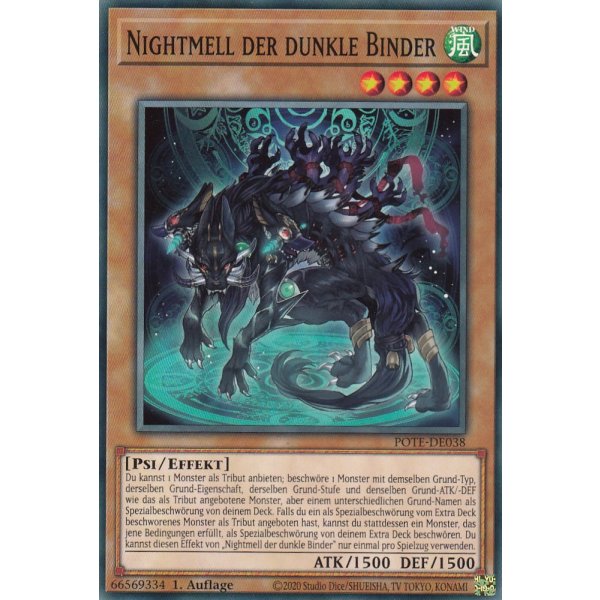 Nightmell der dunkle Binder POTE-DE038