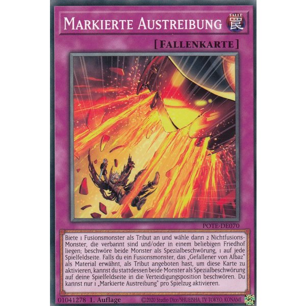 Markierte Austreibung POTE-DE070