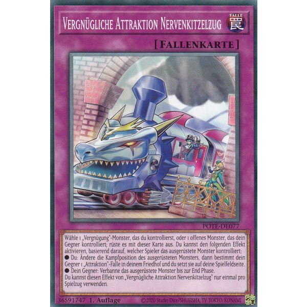 Vergn&uuml;gliche Attraktion Nervenkitzelzug POTE-DE077