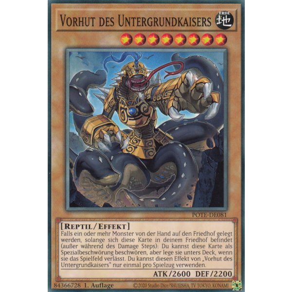 Vorhut des Untergrundkaisers POTE-DE081