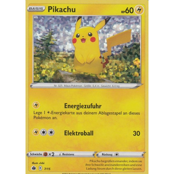 Pikachu 07a/15 Holo