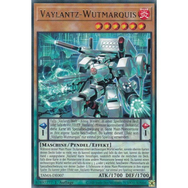 Vaylantz-Wutmarquis TAMA-DE007