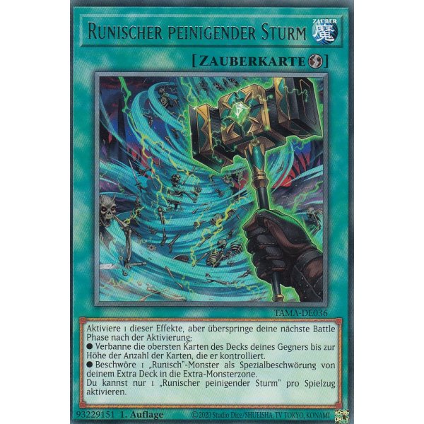 Runischer peinigender Sturm TAMA-DE036