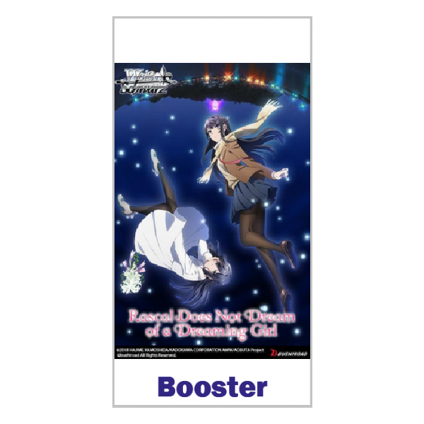 Weiss Schwarz - Rascal Does Not Dream of a Dreaming Girl Booster (englisch)