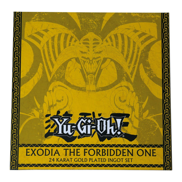 Yu-Gi-Oh! Metallbarren 5er-Set Exodia the Forbidden One Limited Edition (24 Karat vergoldet) M&uuml;nzen