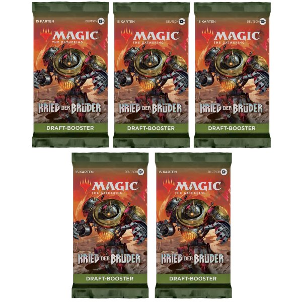 Krieg der Br&uuml;der Draft Booster (5 St&uuml;ck, deutsch)