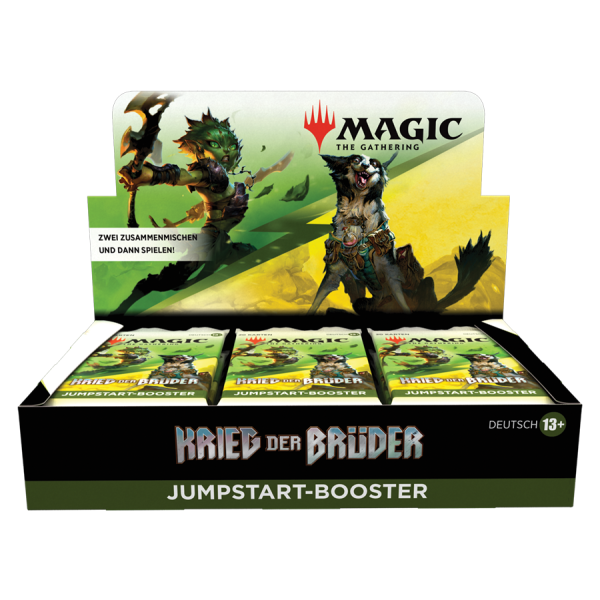 Krieg der Br&uuml;der Jumpstart Booster Display (18 Packs, deutsch)