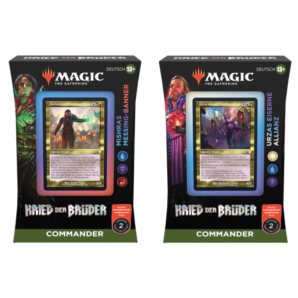 Krieg der Br&uuml;der Commander Decks (alle 2, deutsch)