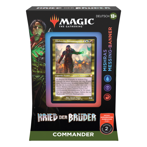 Krieg der Br&uuml;der Commander Deck - Mishras Messing-Banner (deutsch)