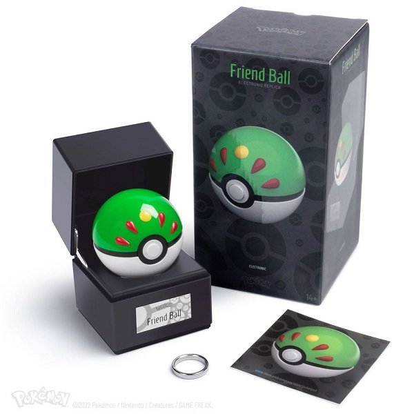 Pokemon Diecast Replika Friend Ball / Freundesball mit Lichteffekt