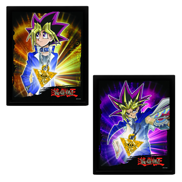 Yu-Gi-Oh! Yugi Muto / Yami Yugi mit Millennium Puzzle - 3D Rahmenbild *RARIT&Auml;T*