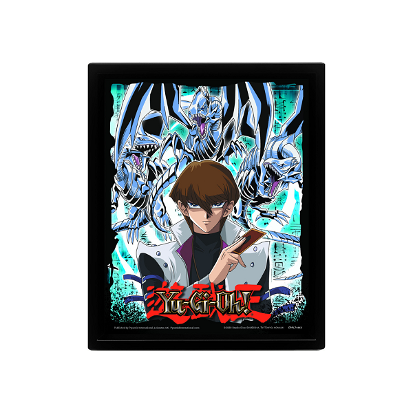 Yu-Gi-Oh! Seto Kaiba - 3D Rahmenbild *RARIT&Auml;T*