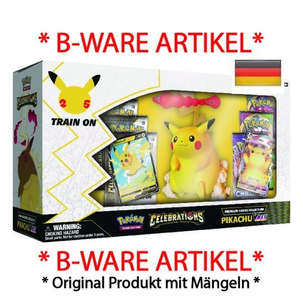 *B-WARE* Celebrations: Premium Figuren Kollection Pikachu VMAX - deutsch