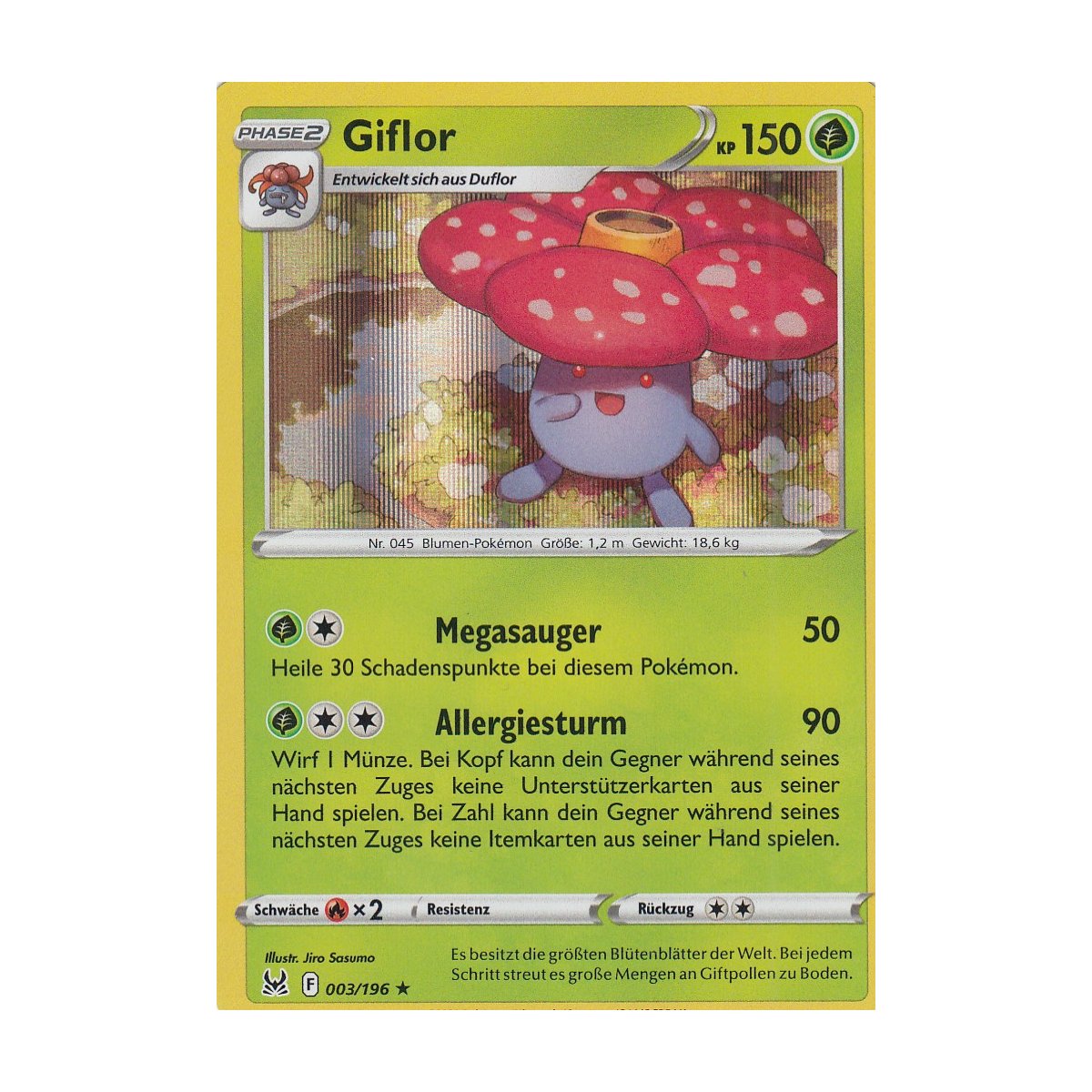 Giflor 003/196 HOLO Verlorener Ursprung Pokemon Karte kaufen