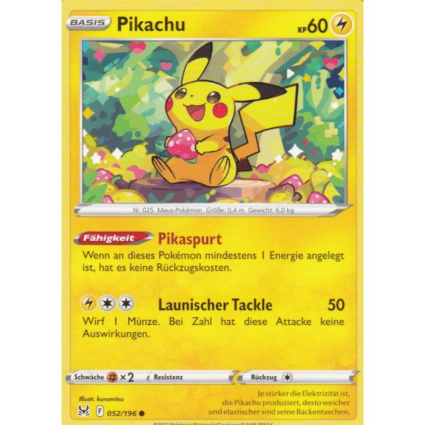 Pikachu 052/196