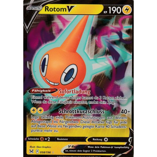 Rotom-V 058/196