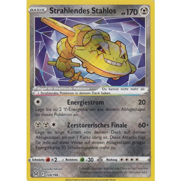 Strahlendes Stahlos 124/196