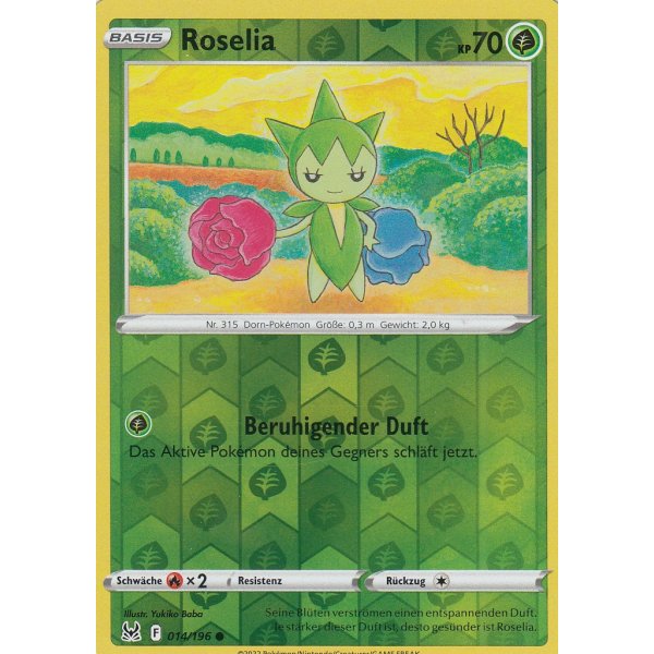 Roselia 014/196 REVERSE HOLO