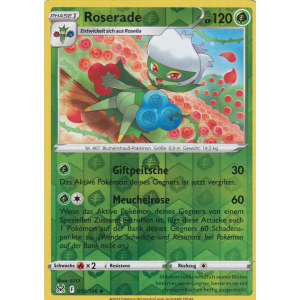 Roserade 015/196 REVERSE HOLO
