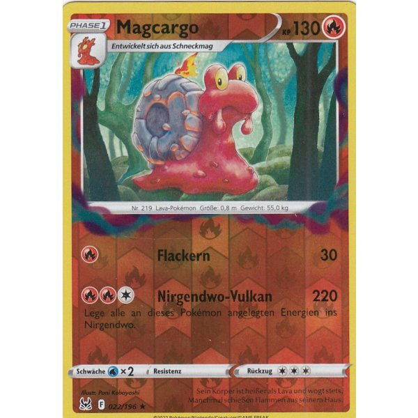Magcargo 022/196 REVERSE HOLO