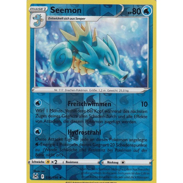 Seemon 036/196 REVERSE HOLO