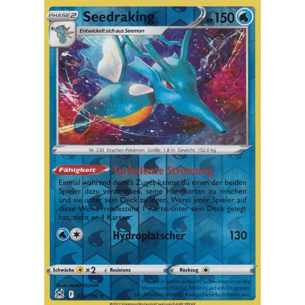 Seedraking 037/196 HOLO REVERSE HOLO