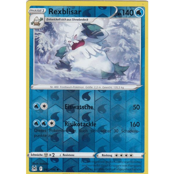 Rexblisar 043/196 REVERSE HOLO