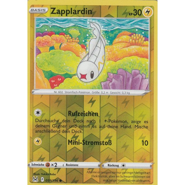 Zapplardin 059/196 REVERSE HOLO