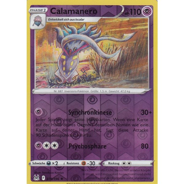 Calamanero 078/196 REVERSE HOLO