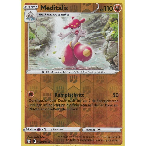 Meditalis 100/196 REVERSE HOLO