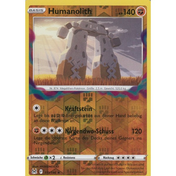 Humanolith 111/196 REVERSE HOLO