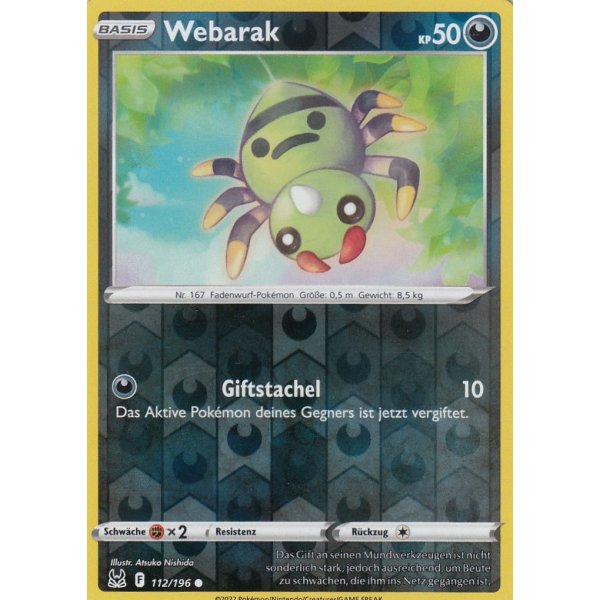 Webarak 112/196 REVERSE HOLO