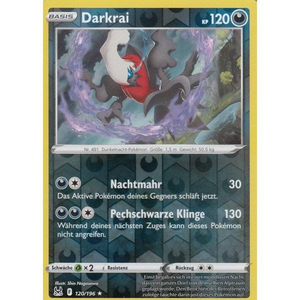 Darkrai 120/196 HOLO REVERSE HOLO