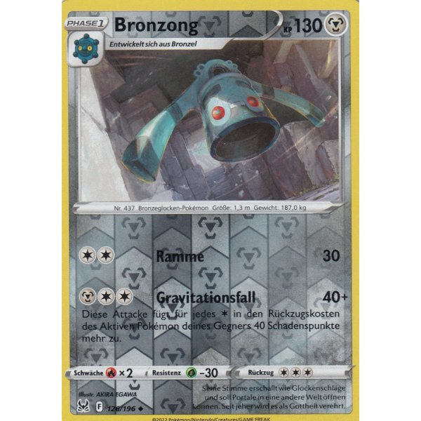 Bronzong 126/196 REVERSE HOLO