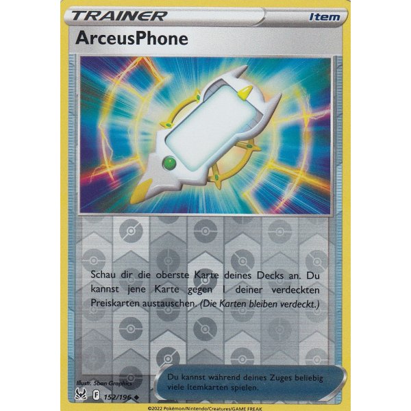 ArceusPhone 152/196 REVERSE HOLO