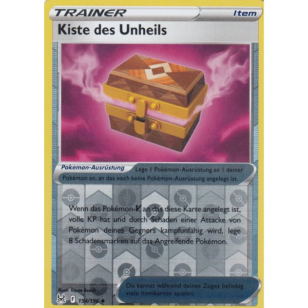 Kiste des Unheils 154/196 REVERSE HOLO