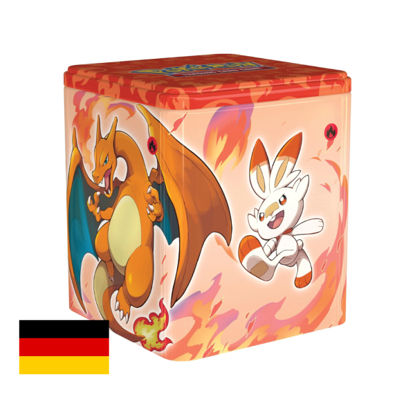 Glurak (Feuer) Pokemon Herbst 2022 Stackable Tin (deutsch)