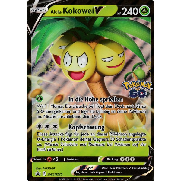 Alola-Kokowei V SWSH225 PROMO XXL OVERSIZED/&Uuml;BERGRO&szlig;