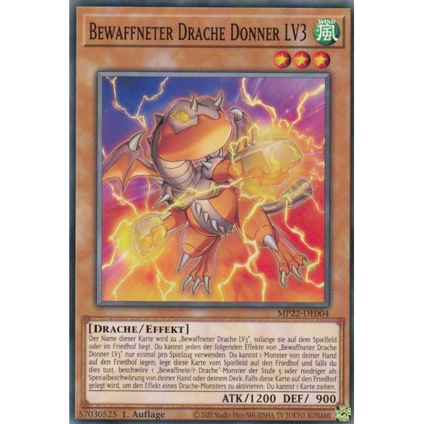 Bewaffneter Drache Donner LV3 MP22-DE004