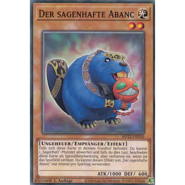 Der sagenhafte Abanc MP22-DE010