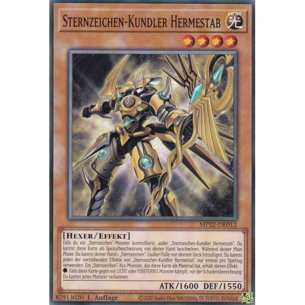 Sternzeichen-Kundler Hermestab MP22-DE012