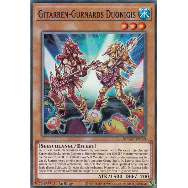 Gitarren-Gurnards Duonigis MP22-DE020