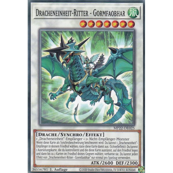 Dracheneinheit-Ritter - Gormfaobhar MP22-DE025